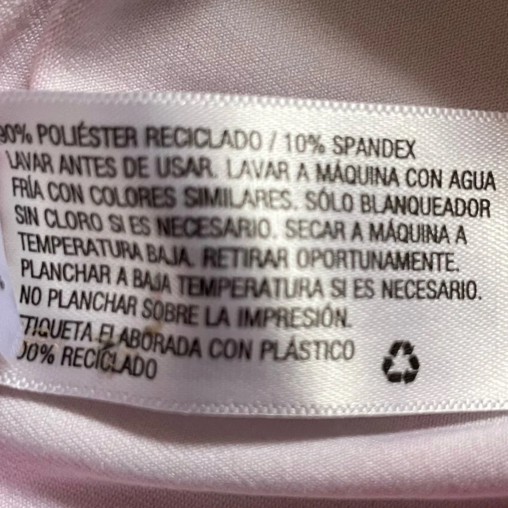 More Than Magic Girls XL 14/16 Pink White Tie Dye Swim Shirt Rashguard